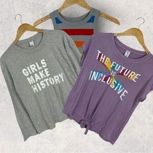 Nordstrom Girls Size XL Clothing Lot T-Shirts Tank Pride Inclusive Rainbow NEW‎
